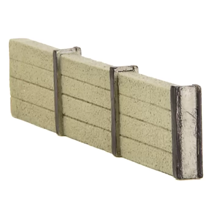 Kingpost Concrete Retaining Wall OO