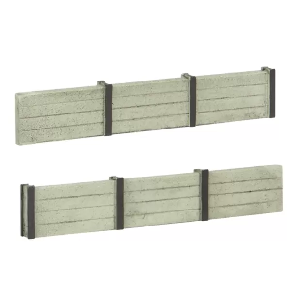 Kingpost Concrete Retaining Wall OO