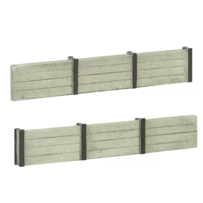 Kingpost Concrete Retaining Wall OO