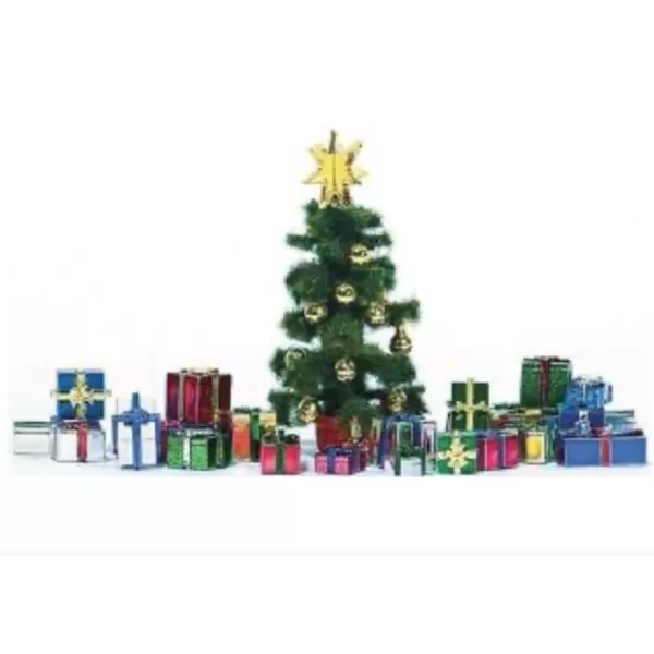 Christmas Gift and Tree set OO / TT Busch 1140
