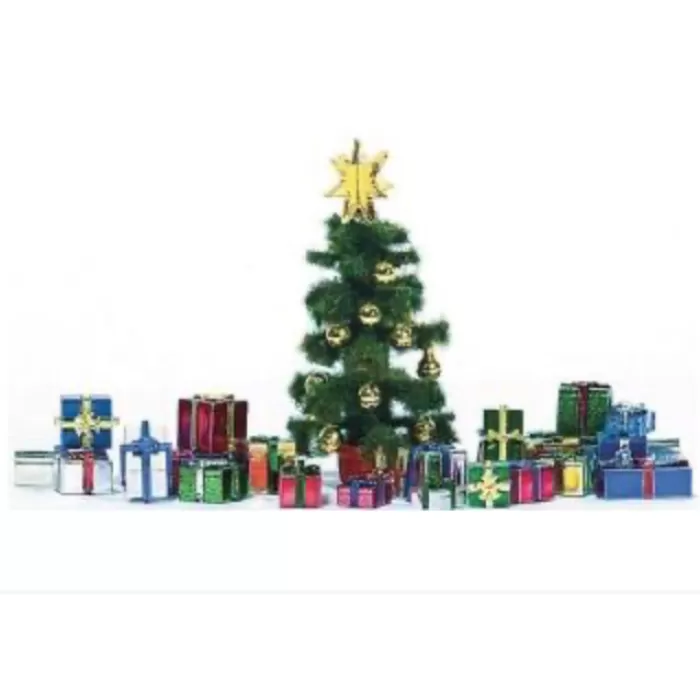 Christmas Gift and Tree set OO / TT Busch 1140