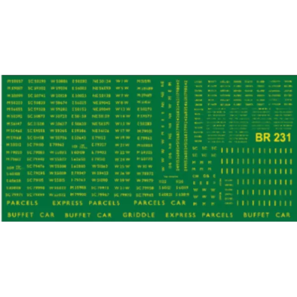 BR DMU numbering OO STOCK CLEARANCE 