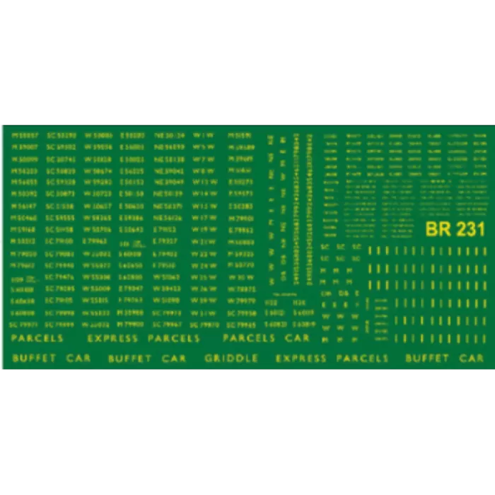 BR DMU numbering OO STOCK CLEARANCE 