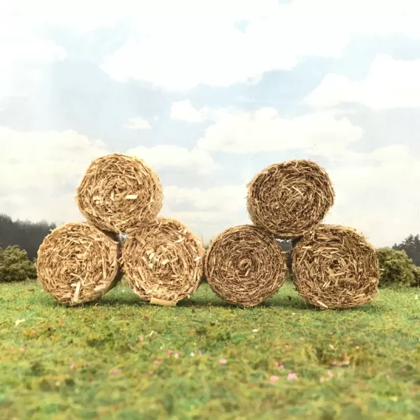 Round Straw Bales 1:43 scale