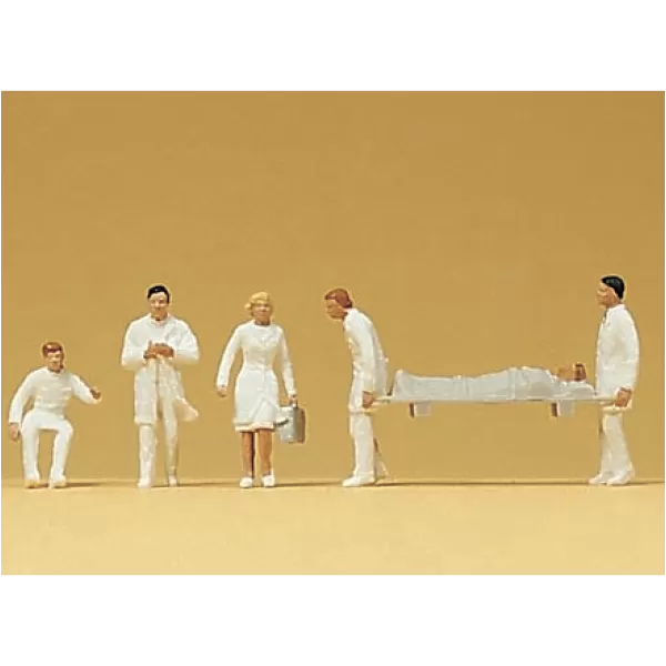 Emergency team N gauge Preiser 79048