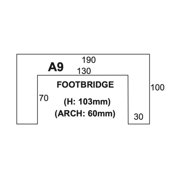 Covered Footbridge OO  Superquick A9