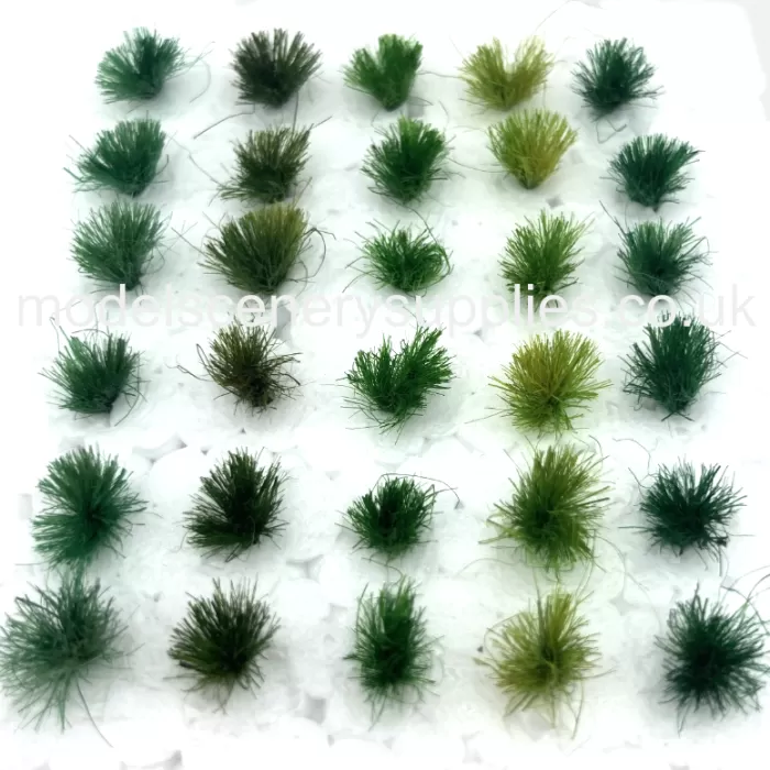 Fine Small Grass Tufts Mixed