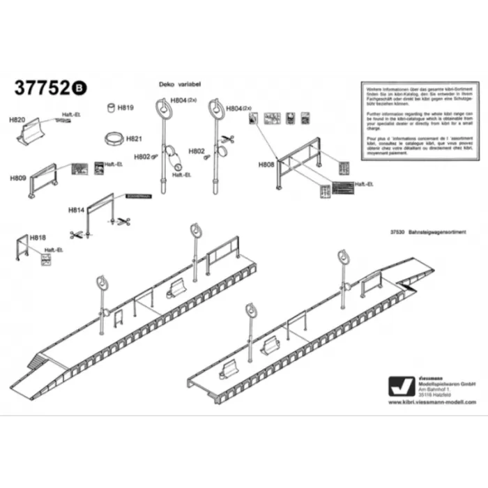 Station Platform N gauge (extension)