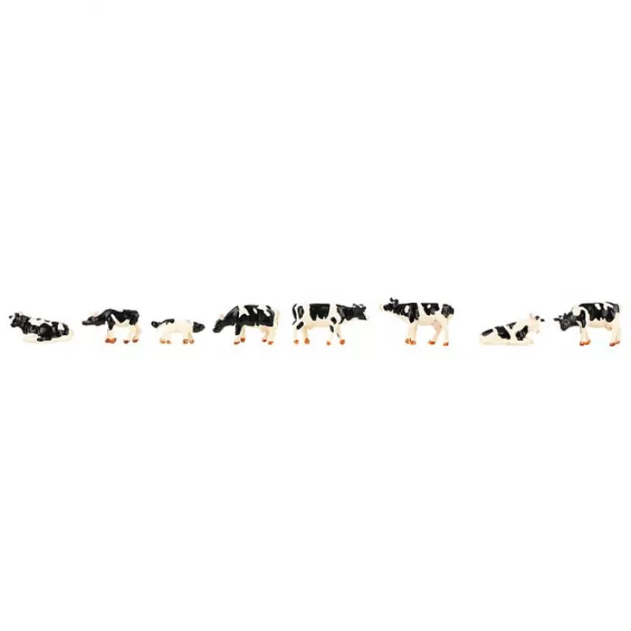 Cows, black and white N gauge Faller 155903