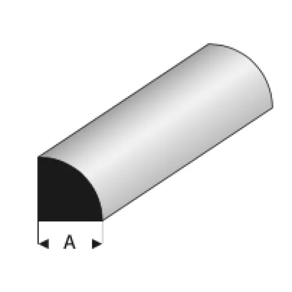 Plastic Profile Quarter Round Quadrant