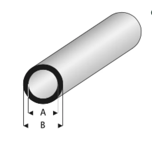 Plastic Profile Round Tube