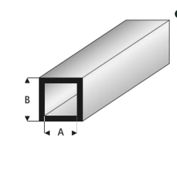 Plastic Profile Square Tube
