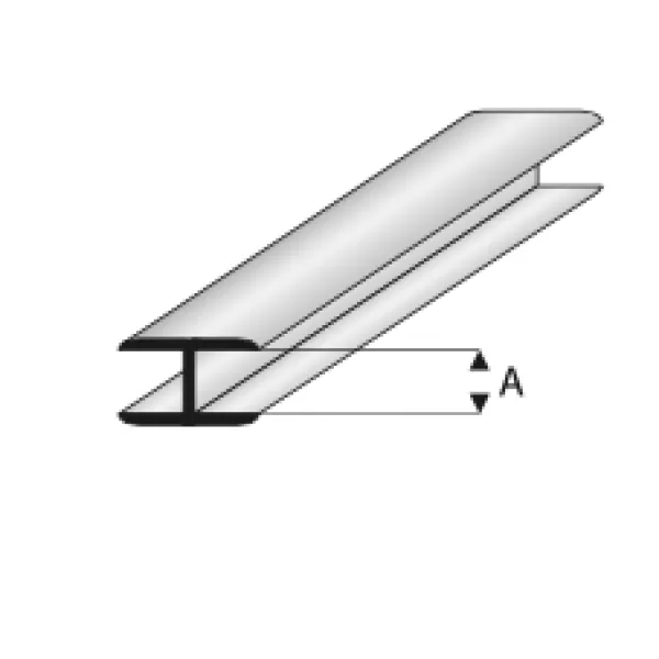 Plastic Profile Flat Straight Connector