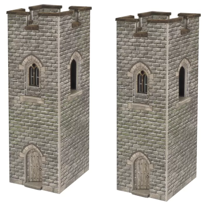 CASTLE WATCH TOWERS N gauge Metcalfe PN192