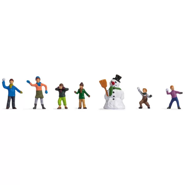 Children Playing In The Snow  OO